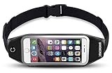 uFashion3C Running Belt & Fitness Workout Belt Waist Pack Pouch Bag for iPhone 7, 7 Plus, 6s, 6s Plus, 6, 6 Plus, Galaxy J7, S5, S6, S7, Edge, Note 3 4 5, LG G3, G4, G5 and More Large Phones