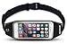 uFashion3C Running Belt Waist Pack with Zipper for iPhone 7, 7 Plus, 6S, 6S Plus, 6, 6 Plus, Galaxy S5, S6, S7, Edge, Note 3, 4, 5, 7, LG G3, G4, G5 with OtterBox/ LifeProof Waterproof Case - 9 Colors