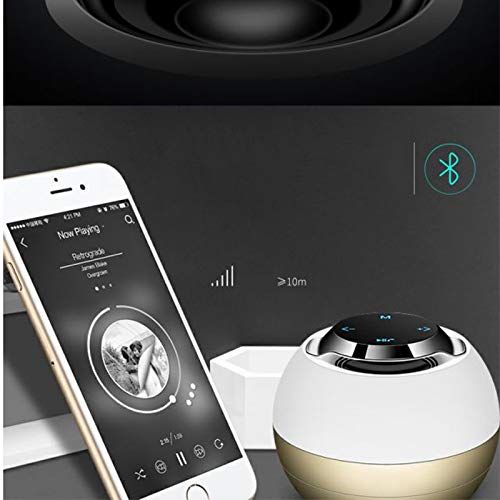 Byx- Bluetooth Speaker - Wireless Handsfree Bluetooth Speaker Mini Speaker Colorful Light Computer Small Speaker Subwoofer Portable Card Cannon/80X65X65MM//1(in= 25.4(mm) Speaker (Color : C)