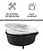 CampLiner Dutch Oven Liners, 12 Pack of 10” 4 Quart Disposable Liners - No More Cleaning or Seasoning. Fits Lodge, Camp Chef, And Other Cast Iron Dutch Ovens