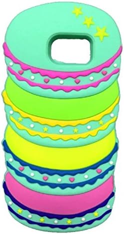 Galaxy S7 Edge 3D Silicone Case,Animecool Food Design Sweet Macaron Soft Rubber Cover Protective Skin for Samsung Galaxy S7 Edge