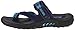 Skechers Women's Reggae Trailway Flip Flop, Navy/Blue, 10 M US