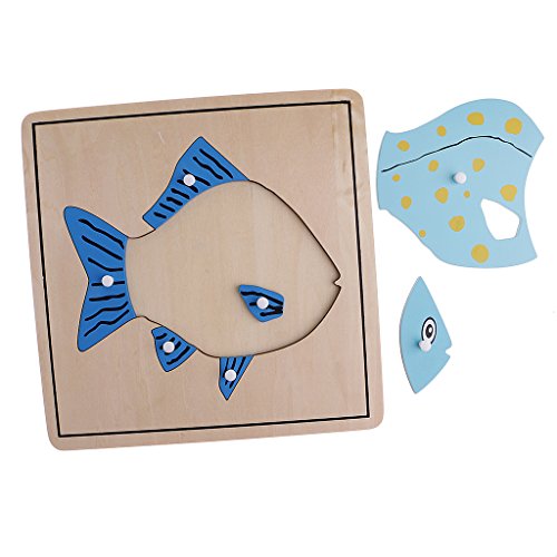 2 MagiDeal+Montessori+Puzzles+Learning+Educational