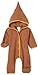 Zutano Baby Cozie Elf Romper, Chocolate, 12 Months ( 6 12 months)