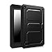 Fintie Impact Resistant Case for Amazon Fire (Previous Generation - 5th) 2015 release - [CaseBot Tuatara] Rugged Unibody Hybrid Full Protective Bumper Cover with Built-in Screen Protector, Black