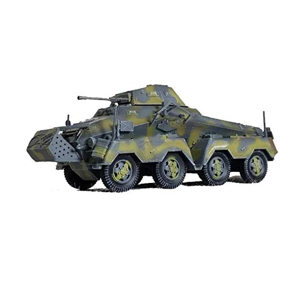 CMO Panzer Modelle Plastik 1/72, WWII Deutschland Achträdriges Panzerfahrzeug SdKfz231 23 Panzer, Druckguss Militär Tank…