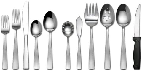 International Silver Satin Danford 101 Piece Stainless Steel Flatware Set