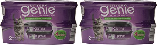 Litter Genie Ultimate Cat Litter Odor Control Refill - 4 Pack