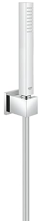 GROHE Euphoria Cube | Brausen- und Duschsysteme - Handbrause | mit Wandhalter, 1 Strahlart, mit Durchflusskonstanthalter | 27