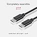 Caseology [2.0 USB Type-C to USB Type-C Type-C Devices Cable - [Braided Nylon PET] - Black