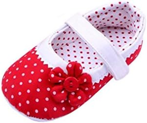 Kolylong Baby Summer Infant Toddler Princess First Walkers Shoes Bow Shoes Sandals (12~18 Month, Red)