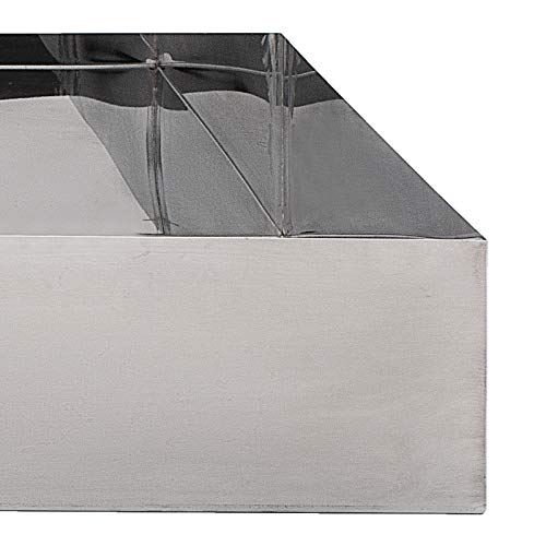 VEVOR Maple Syrup Evaporator Pan Maple Syrup Boiling Pan Stainless Steel Square Pan for Boiling Syrup (34"x 18" x 6", Normal)