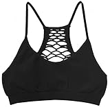 Popular Girl's Seamless Lattice Racerback Bralette