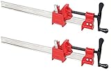 2 Pack Bessey Exceptional Strength Woodworking IBEAM Bar Clamps 24-Iinch Opening
