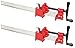2 Pack Bessey Exceptional Strength Woodworking IBEAM Bar Clamps 24-Iinch Opening