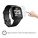 Cheboom [ 4-Pack ] for Fitbit Versa Screen Protector,9H Hardness HD Clarity,Bubbles Free,2.5D Rounded Edge Waterproof Tempered Glass Screen Protector for Fitbit Versa
