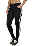 Alfa Global Women's Seamless Full Length Leggings (S/M, Black)