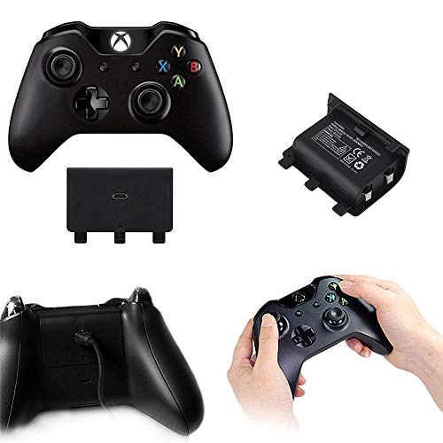 Xbox Controller Battery, Rechargeable Battery Pack with USB Charging Cable for Xbox One