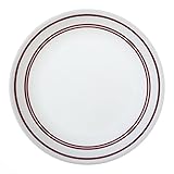 Corelle Livingware Classic Café Red 8-1/2” Lunch Plate (Set of 4)
