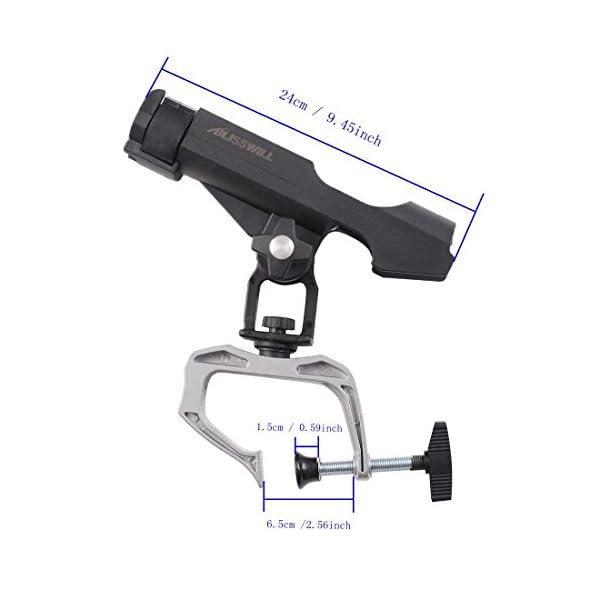BLISSWILL-Fishing-Boat-Rods-Folding-Holder-with-Large-Clamp-360-Degree-Adjustable-Opening-Fishing-Rod-Racks-Holder