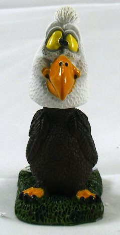 BALD EAGLE BOBBLE HEAD FIGURINE.WOBBLER.NODDER.SO CUTE!