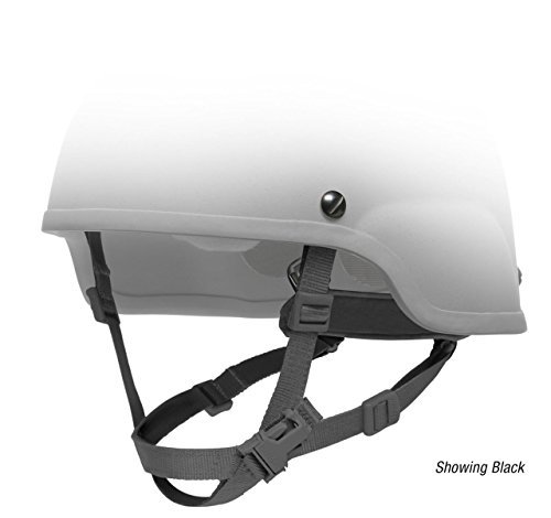 DLP Tactical H-Nape Suspension System for ACH/MICH/Fast/Crye AirFrame and Similar Combat Helmet (Black)