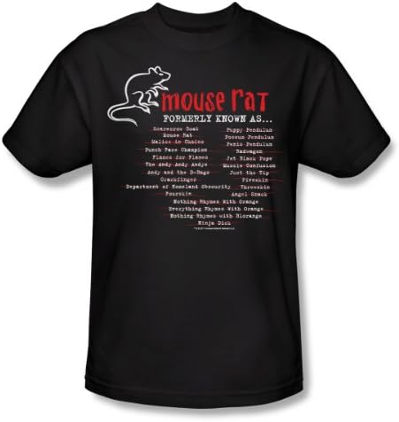 Parks and Recreation Mouse Rat Formerly Known As Mens T-shirt
