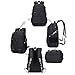 Waterproof Business Laptop Backpack with USB Charging Port, Lightweight Causal School Travel backpack, Fits Under 17 inch Laptop and Notebook (Black)