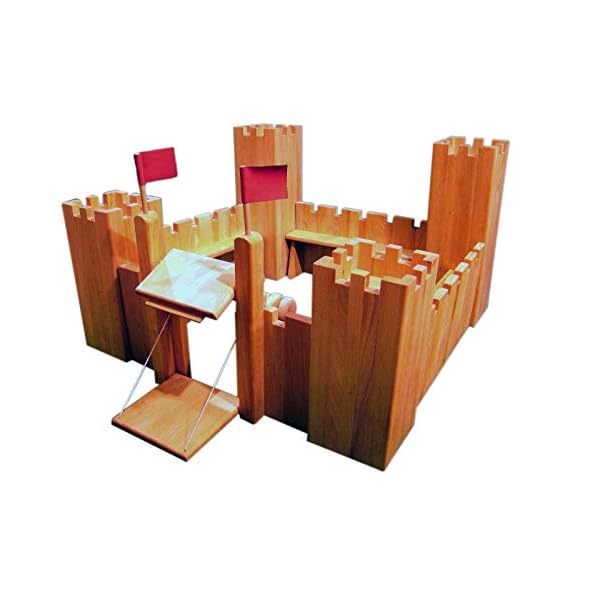 Ronneburg, Ritterburg aus Holz, Erle geölt