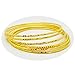 Set of 6 Multiple Bracelets Bangle 18k 22k 23k 24k Thai Baht Yellow Gold Plated