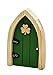 The Irish Fairy Door Company - Green Arched Door - Includes Magic Key in a Bottle, 3 Stepping Stones, Fairy Lease Agreement, Notepad, and Fairy Welcome Guide