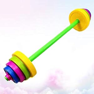 VOSAREA Dumbbells Weight for Kids Adjustable Dumbell Barbell Toy Exercise Equipment for Gym Home Fitness