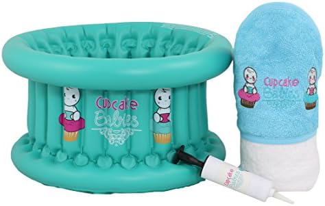 Pack Special: bath turquoise + cape aqua +inflater+ duck+ pouch