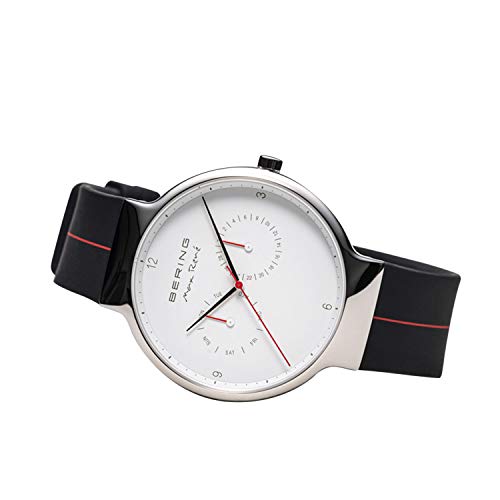 BERING-Time-Mens-Slim-Watch-15542-404-42MM-Case-Max-Ren-Collection-Silicone-Strap-Scratch-Resistant-Sapphire-Glass-Minimalistic-Designed-in-Denmark