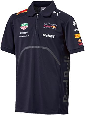 Aston Martin Red Bull Racing 2018 Red Bull Racing Formula One Team Childrens Polo Shirt Official Puma F1