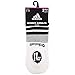 adidas Women's Superlite Super No Show Sock (3-Pair), White/Black, Medium, (Shoe Size 5-10)