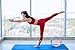 Women's Strappy Crisscross Back Comfort Active Support Yoga Gym Sports Bra Tops (XL, Red)