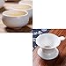 XDOBO Imported Vintage Chinese & Japanese Style Porcelain Handmade Kung Fu Tea Set, 10-pack (White)