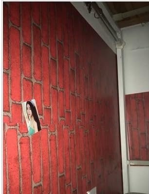 Reagone Holz Zimmer Wasserdichtem Pvc Grosses Wohnzimmer Mit Bar Madchen Ehe Zimmer Schlafzimmer Selbstklebende Tapete Kinderzimmer Tapete Wassermelone Rot Gross Amazon De Kuche Haushalt