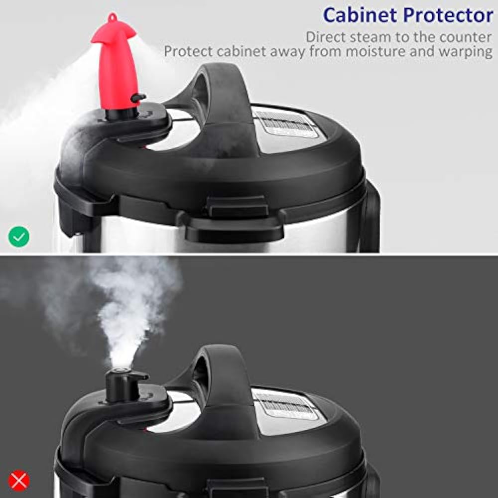 Steam Diverter Silicone Pressure Release Accessory, Compatible With