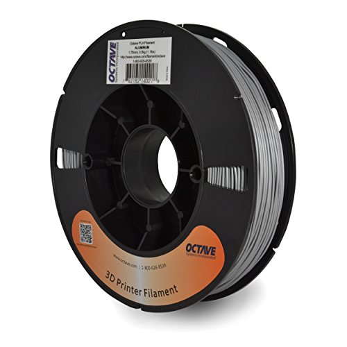 Buy Octave 1.75mm Aluminum PLA Filament 500g (1.1lbs) Spool for 3D