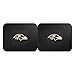 FANMATS NFL - Baltimore Ravens 2 Rear Seat Utility Mats | Black | 14