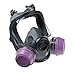 Honeywell 54001.0 North 5400 Series Full Face Facepiece, Elastomeric, Medium/Large