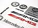 AMG Car Sticker Vinyl Decal For Mercedes Benz 11Pc