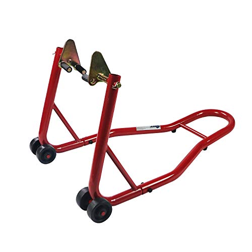 HYD-Parts Sport Bike Motorcycle Front & Rear Combo Wheel Lift Stands Fork & Swingarm Stands Paddock Stands Fits for Yamaha Honda Kawasaki Suzuki BMW (Front & Rear Stand)