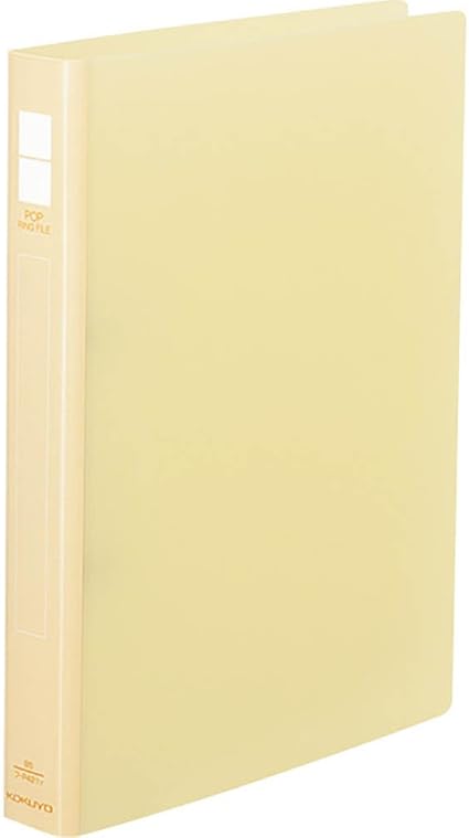 Amazon コクヨ ファイル ポップリングファイル B5縦 黄 フ P421y O型リングファイル 文房具 オフィス用品