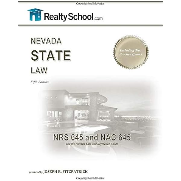Nevada State Law Division Nevada Real Estate 9780615865638 Amazon Com Books
