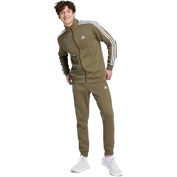 mens khaki adidas tracksuit