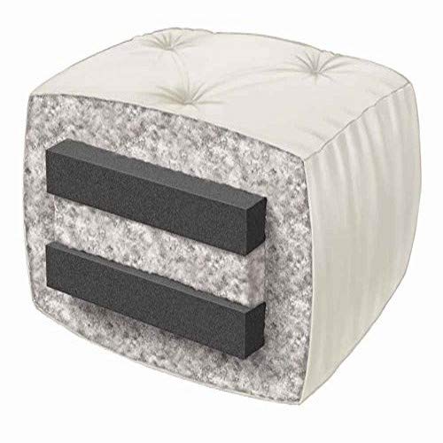Serta Chestnut Double Sided Foam and Cotton Queen Futon Mattress, Black