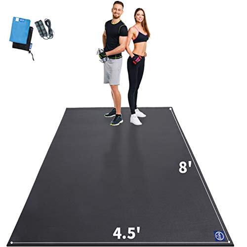 Extra Large Exercise Mat for Home Workout 96 x 54 inch, Workout Mats